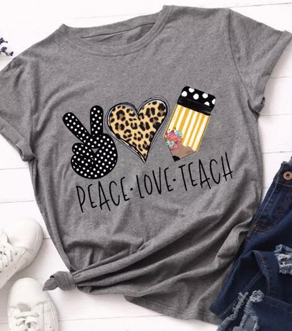 T-shirts { Peace • Love • Coffee } Nursing • Jeep • Music • Donuts - Stacy's Pink Martini Boutique