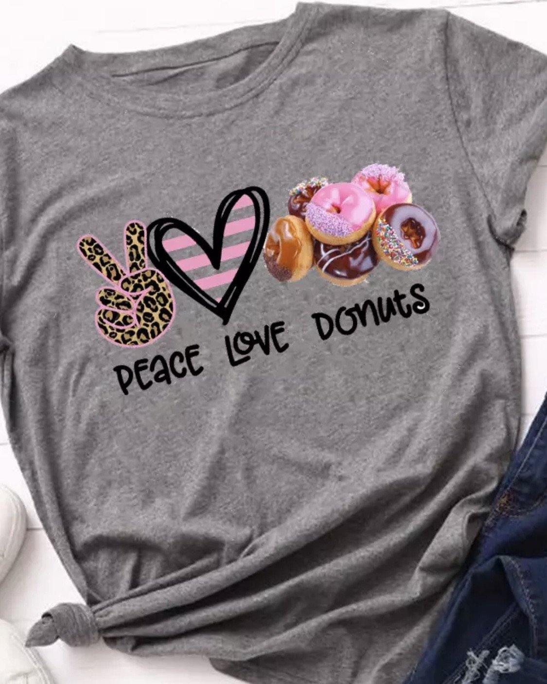 T-shirts { Peace • Love • Coffee } Nursing • Jeep • Music • Donuts - Stacy's Pink Martini Boutique