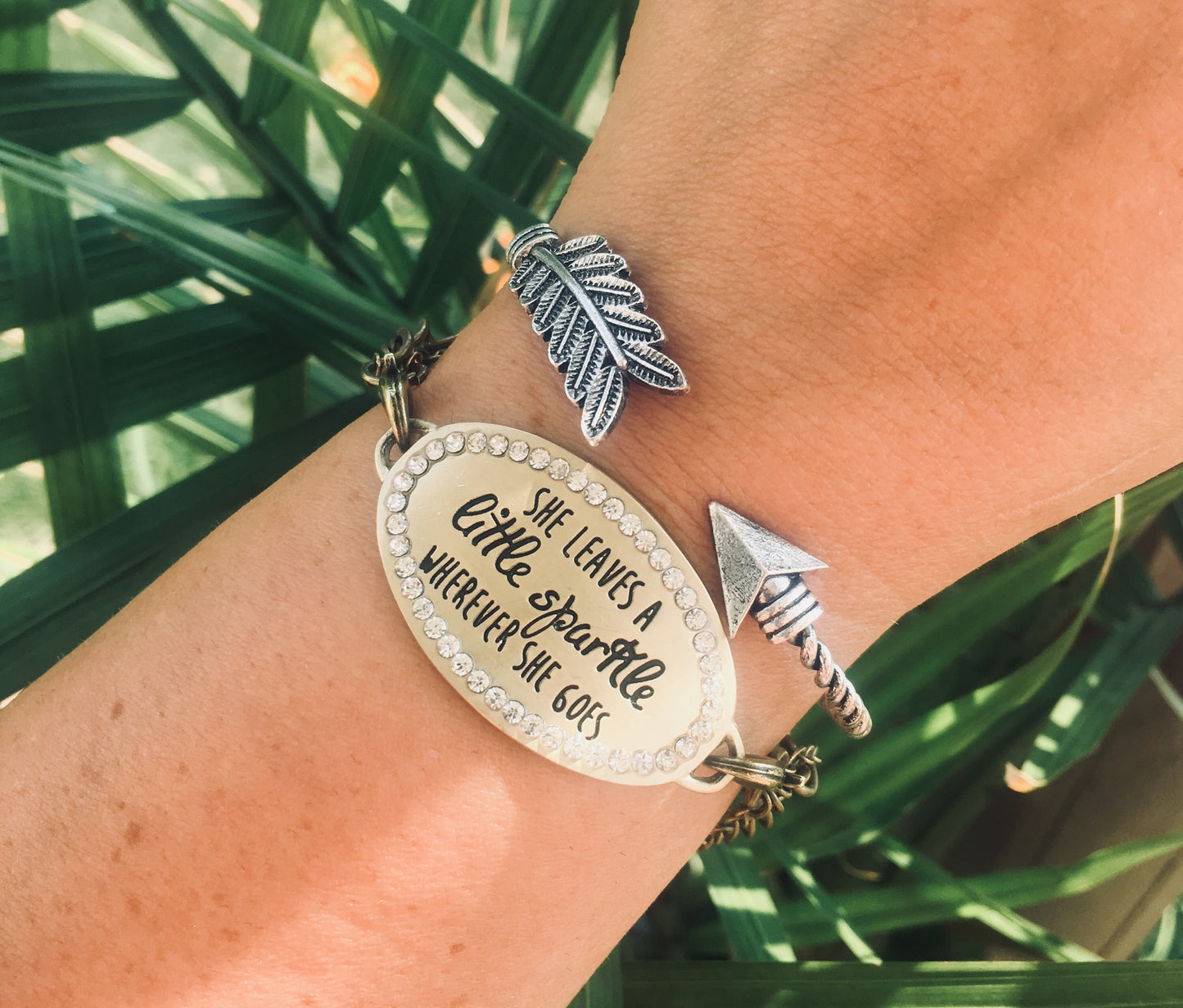 She leaves a little SPARKLE wherever she goes | Bracelets and pillows. - Stacy's Pink Martini Boutique