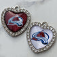 Bracelets and charms { Colorado Avalanche } Denver hockey findings - Stacy's Pink Martini Boutique