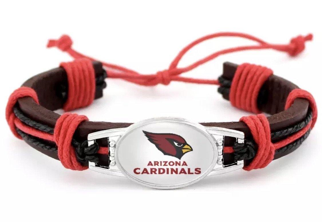 Football Bracelets Kansas City Chiefs San Francisco 49ers. Minnesota Vikings. Green Bay Packers. Pittsburgh Steelers. Chicago Bears. More! - Stacy's Pink Martini Boutique