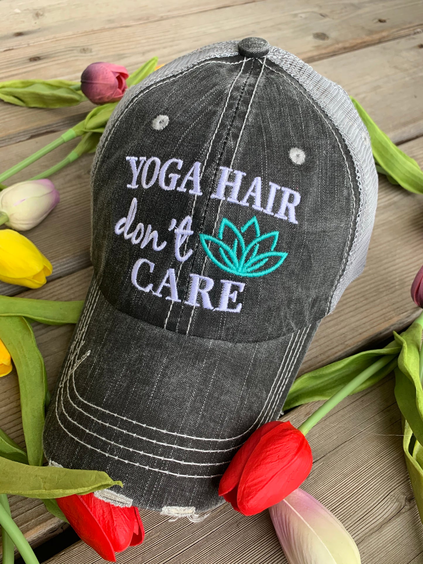Hats { Lake hair don't care } { Happy Camper } { River hair don't care } { Beach hair don't care } { Tailgate hair don't care } - Stacy's Pink Martini Boutique