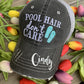 Barn Hats • Barn hair don’t care • Personalize • FREE SHIP! TEAL, PINK, WHITE horseshoe • Embroidered • Distressed • Horses - Stacy's Pink Martini Boutique