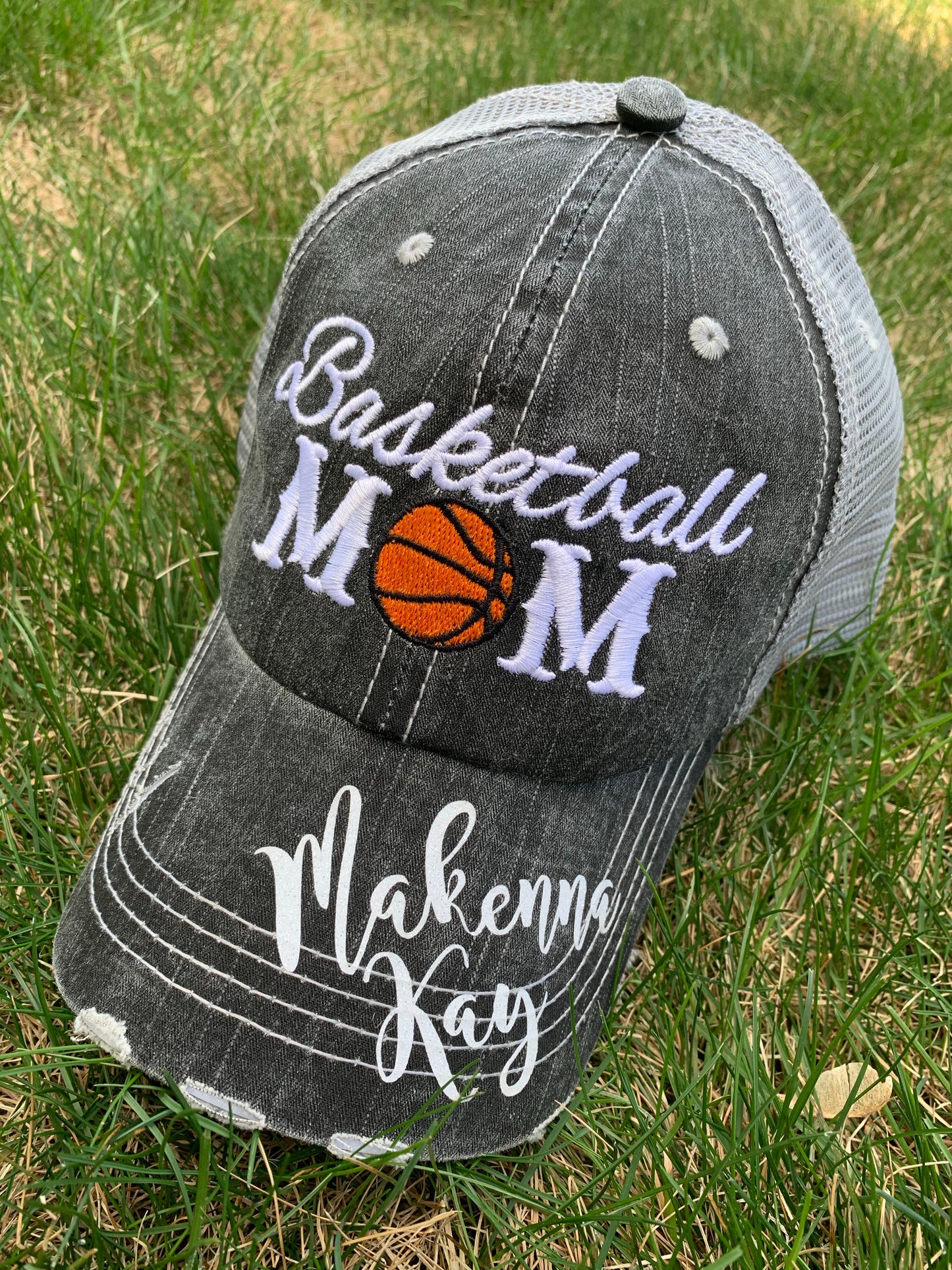 Motorcycle hats Biker hair dont care Embroidered trucker caps - Stacy's Pink Martini Boutique