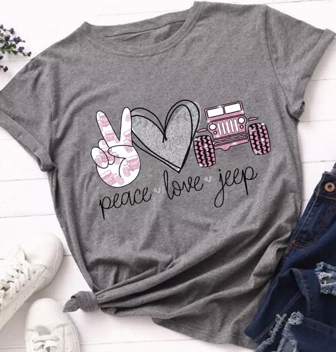 T-shirts { Peace • Love • Coffee } Nursing • Jeep • Music • Donuts - Stacy's Pink Martini Boutique