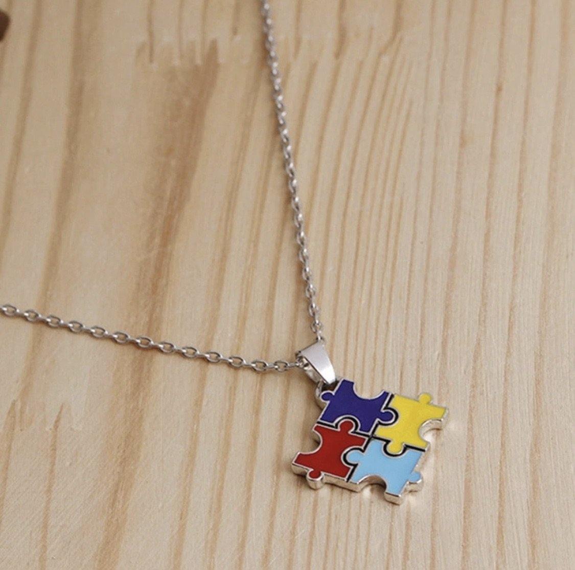 Autism Awareness bracelets and necklaces. - Stacy's Pink Martini Boutique