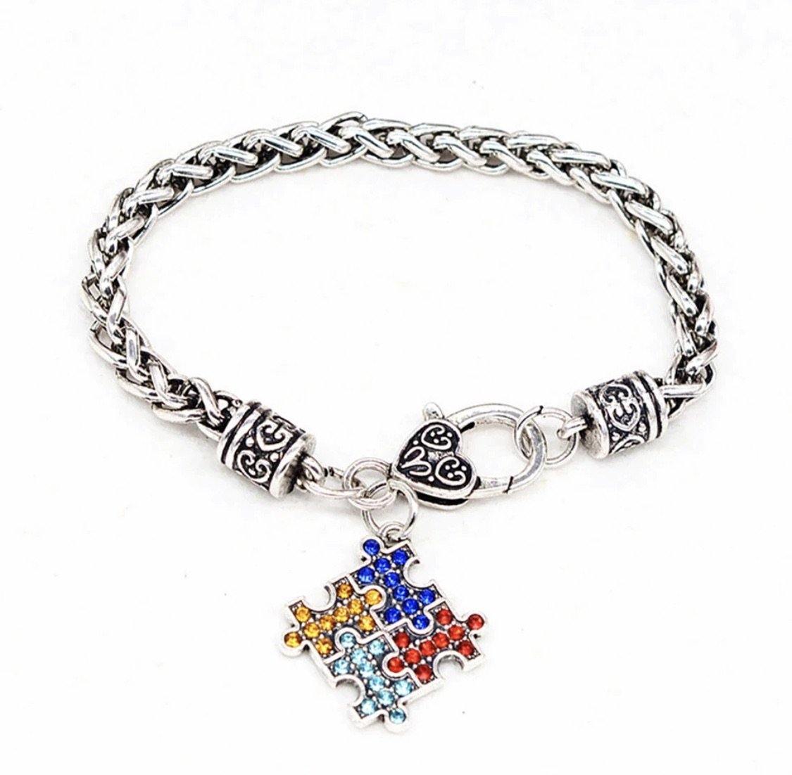 Autism Awareness bracelets and necklaces. - Stacy's Pink Martini Boutique
