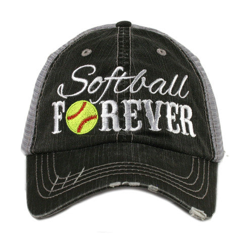 Sports mom hats Embroidered womens trucker caps - Stacy's Pink Martini Boutique