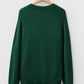 Blackish Green MERRY Letter Pattern Christmas Raglan Sleeve Sweater