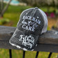 Personalized distressed gray Racing hats Weekends are for racing Race hair dont care Raceday is the best day Custom hats made by Stacy Bling it up! Mom hats