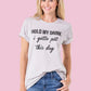 Hold my drink I gotta pet this dog Tees Dog tshirts 3 colors S - 2XL