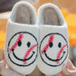 Slippers Smiley face holiday Christmas Happy Santa Baseball Rainbow Strawberry Boots Hat Bunnies Easter