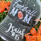 Personalized sports mom hats Baseball mom Softball mom Embroidered distressed trucker caps