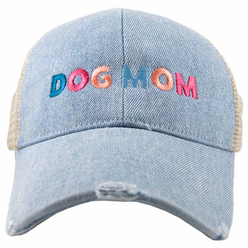 Mom hats Boy mom Girl mom Embroidered distressed womens trucker caps Personalizable