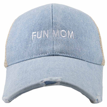 Mom hats Boy mom Girl mom Embroidered distressed womens trucker caps Personalizable