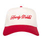 Howdy Darlin Hat - Embroidered country two toned cap Stacy's Pink Martini Boutique