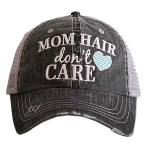 Mom Mama Mother hats Mama bear Mama bear hair dont care Mommin Aint Easy - Stacy's Pink Martini Boutique