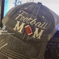 Personalized football hats Football mom Embroidered womens trucker caps