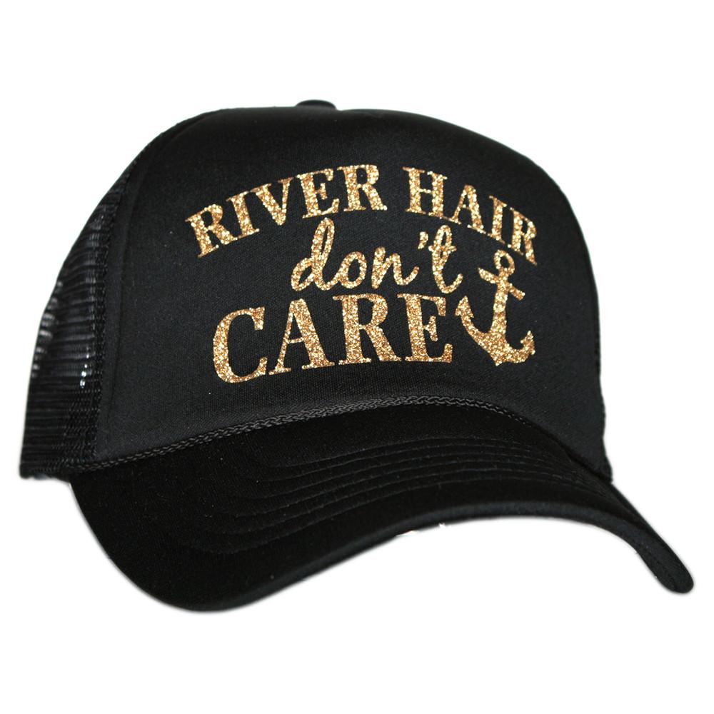 River hats RIVER hair dont care Embroidered trucker caps - Stacy's Pink Martini Boutique