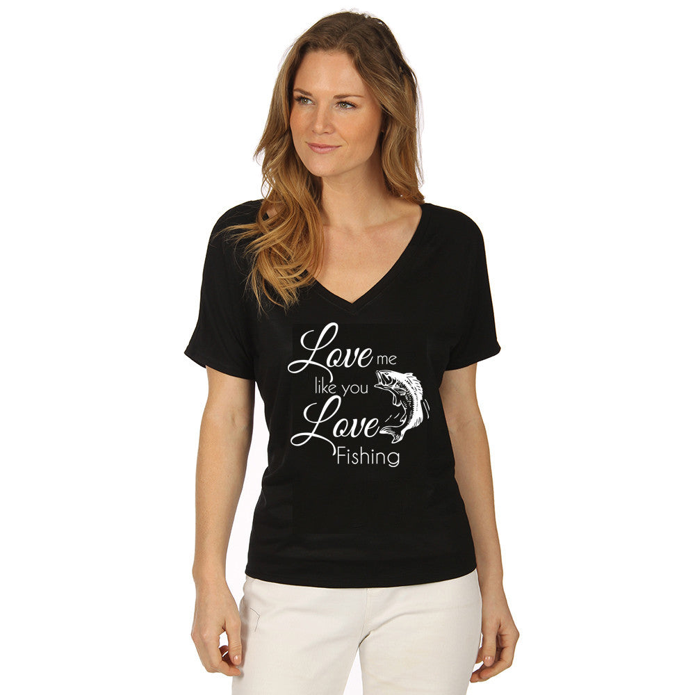 Tshirts, tank, long sleeve and hats {Love me like you love fishing} Camoflauge greens. Fish. - Stacy's Pink Martini Boutique
