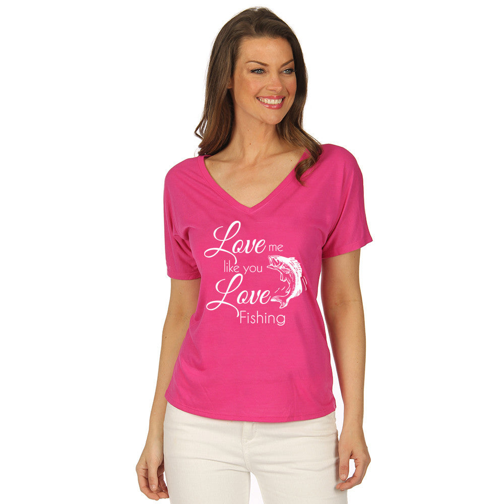 Tshirts, tank, long sleeve and hats {Love me like you love fishing} Camoflauge greens. Fish. - Stacy's Pink Martini Boutique