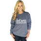 HOT MESS just doing my best | SWEATSHIRTS | Blue or Gray | S - XL | Clothing & hats - Stacy's Pink Martini Boutique
