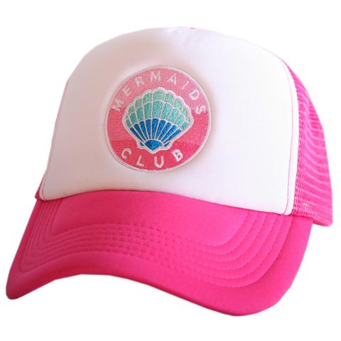 Beach hats and tanks Embroidered distressed trucker caps. - Stacy's Pink Martini Boutique