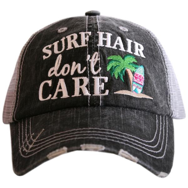 Beach hats and tanks Embroidered distressed trucker caps. - Stacy's Pink Martini Boutique