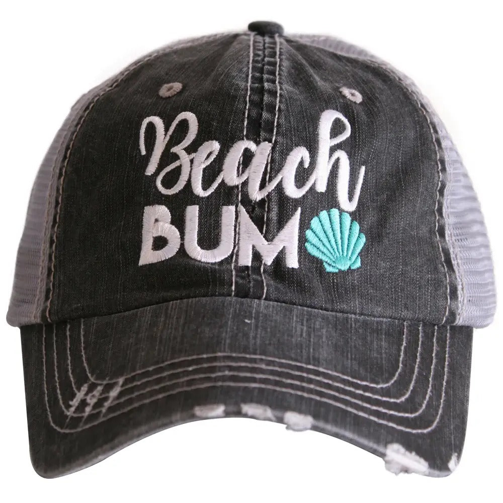 Beach vacation hats Girls weekend Beach hair dont care Beach bum Beach babe Beach please Embroidered distressed  Anchor Shells Sand - Stacy's Pink Martini Boutique