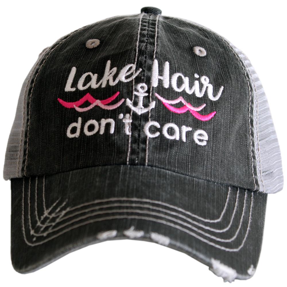 Hats { Lakeaholic } { Lake bum } { Lake hair don't care } { Lake please } { Lake life } - Stacy's Pink Martini Boutique