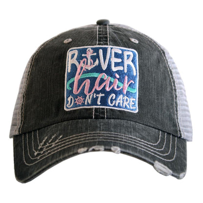 River hats RIVER hair dont care Embroidered trucker caps - Stacy's Pink Martini Boutique