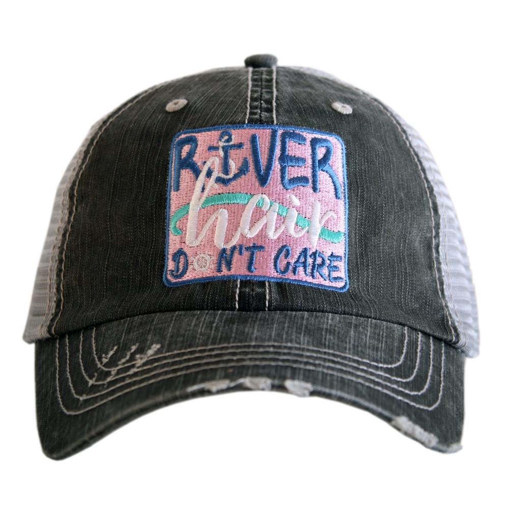 River hats RIVER hair dont care Embroidered trucker caps - Stacy's Pink Martini Boutique