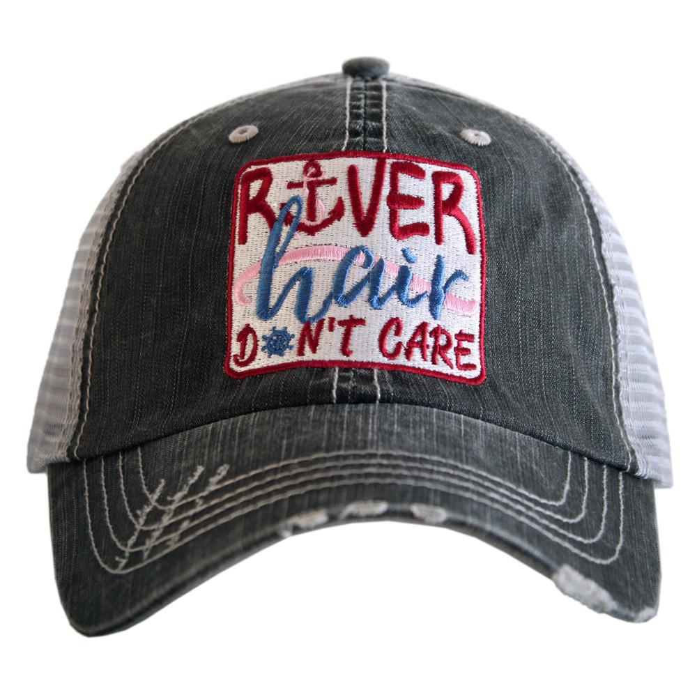 River hats RIVER hair dont care Embroidered trucker caps - Stacy's Pink Martini Boutique