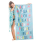 Beach TOWELS with matching travel bag Large thick microfiber 63 x 31 Quick dry 10 Styles