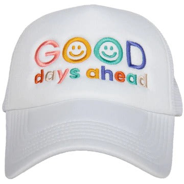 Hats Good days ahead Embroidered unisex trucker cap 3 colors.