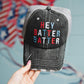 Baseball hats Hey batter batter Embroidered unisex trucker caps - Stacy's Pink Martini Boutique