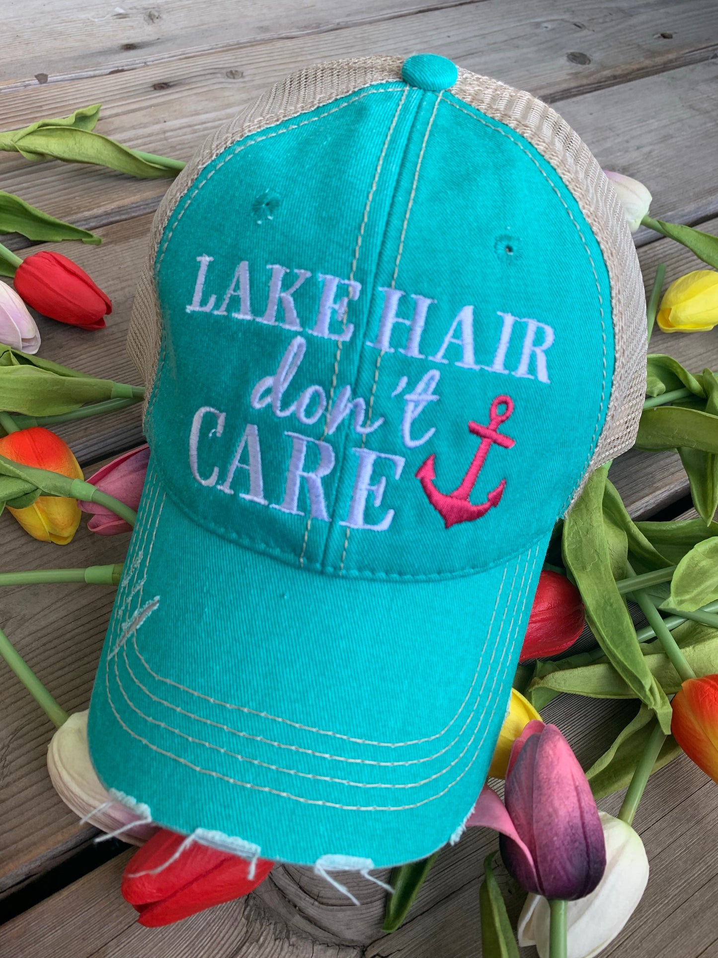 Lake hats LAKE BABE Embroidered trucker caps - Stacy's Pink Martini Boutique