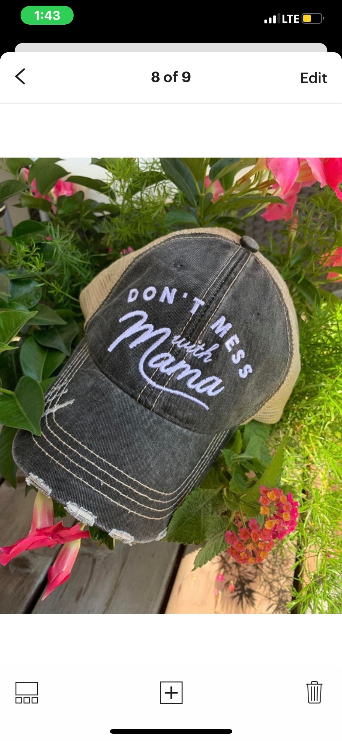 HOT MESS just doing my best hats Embroidered gray distressed unisex trucker caps Womens gift - Stacy's Pink Martini Boutique