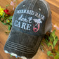 Mermaid Hats { Mermaid hair don't care }  { Mermaid club } Embroidered trucker caps. - Stacy's Pink Martini Boutique