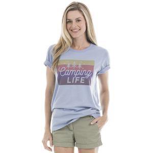 Camping life Tshirts Hats Purple peach gray green brown S - XXL Camp shirts Unisex - Stacy's Pink Martini Boutique