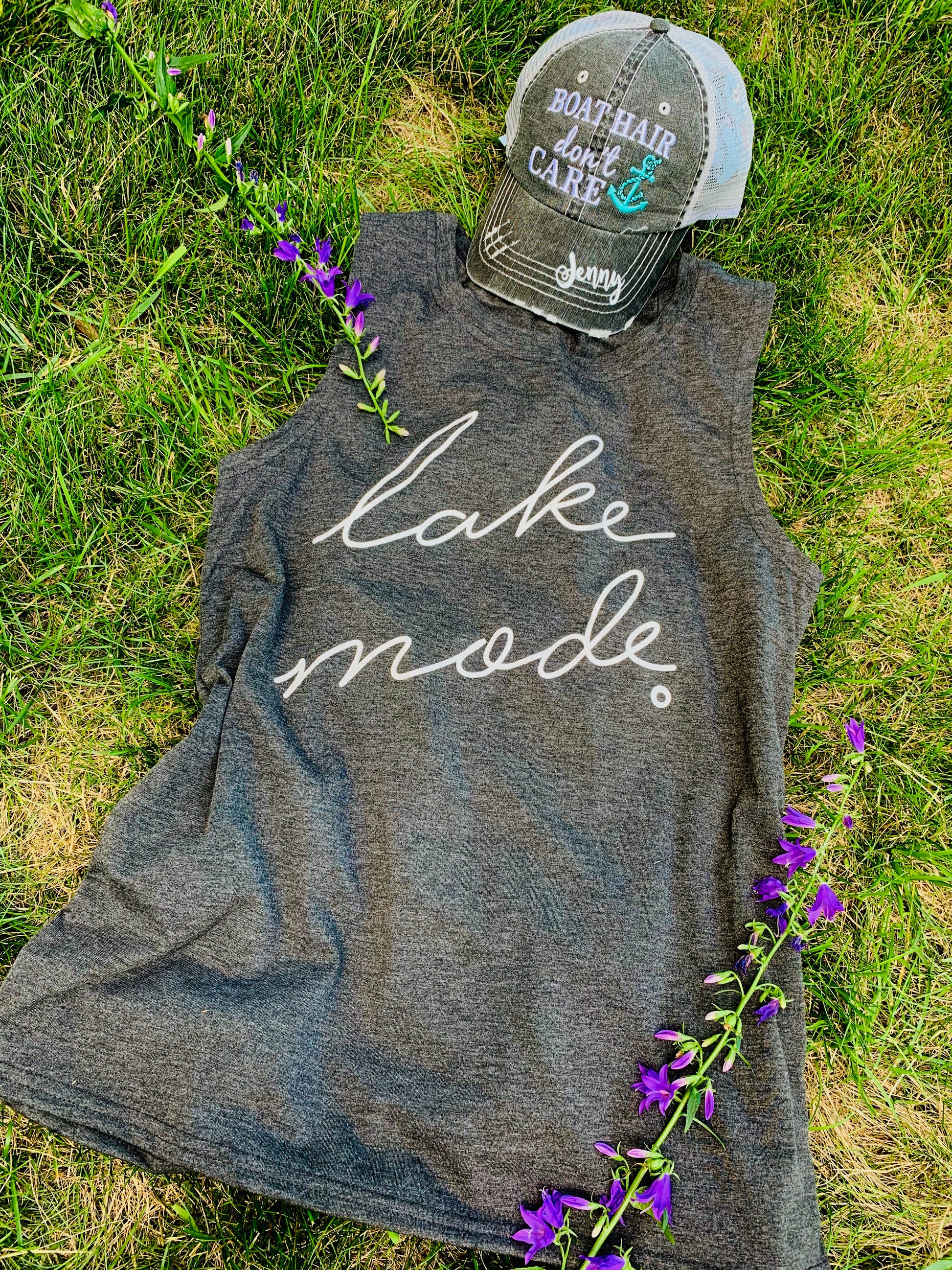 Tank top and T-shirts { Lake mode } Lake clothing. - Stacy's Pink Martini Boutique