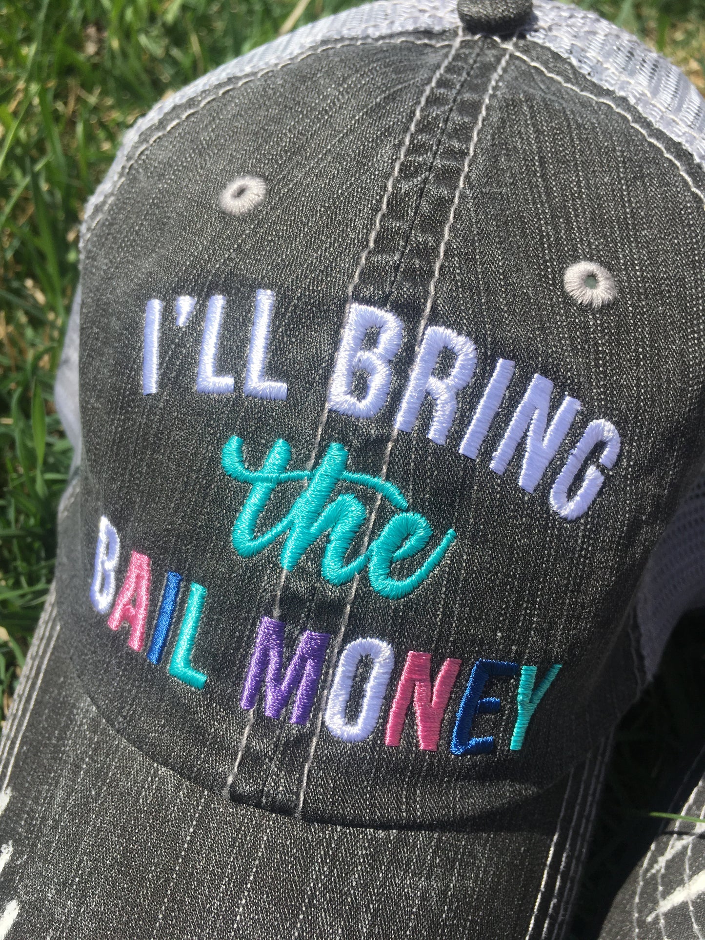 Hats •• I’ll bring the alc-ohol • I’ll bring the bail money • bad decisions • gan-gsta rap • I'll bring the wi-ne ~ I'll bring the essentials - Stacy's Pink Martini Boutique