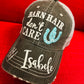 Barn Hats • Barn hair don’t care • Personalize • FREE SHIP! TEAL, PINK, WHITE horseshoe • Embroidered • Distressed • Horses - Stacy's Pink Martini Boutique