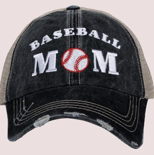 Baseball hat • Baseball mom - Stacy's Pink Martini Boutique