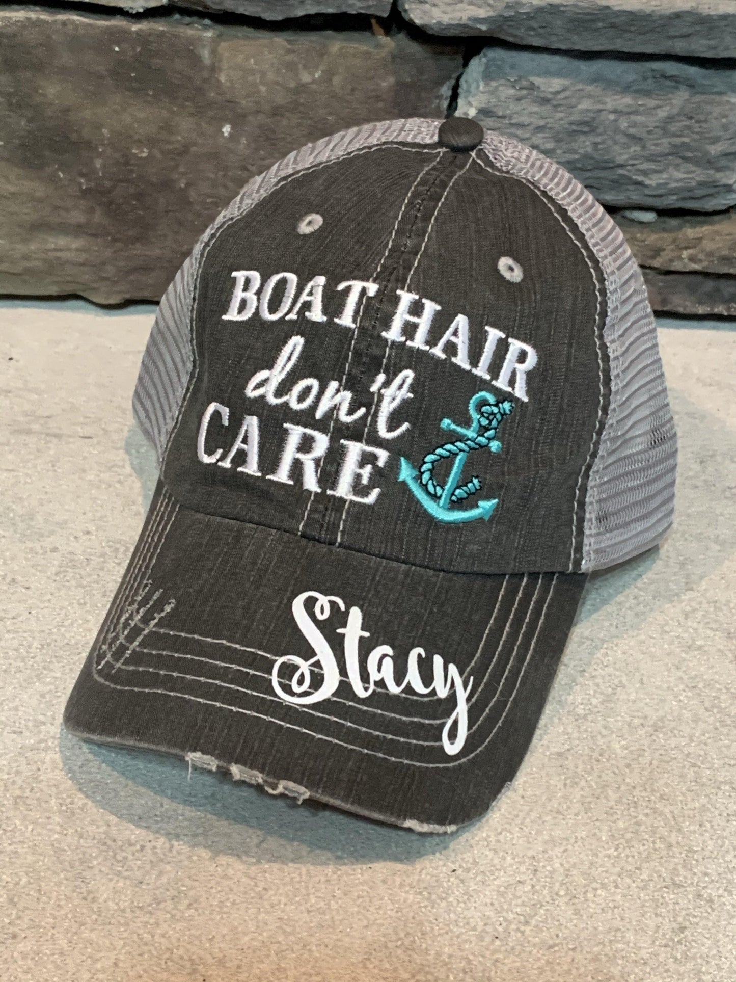 Mom hats Boy mom Girl mom Embroidered womens trucker caps Personalizable - Stacy's Pink Martini Boutique