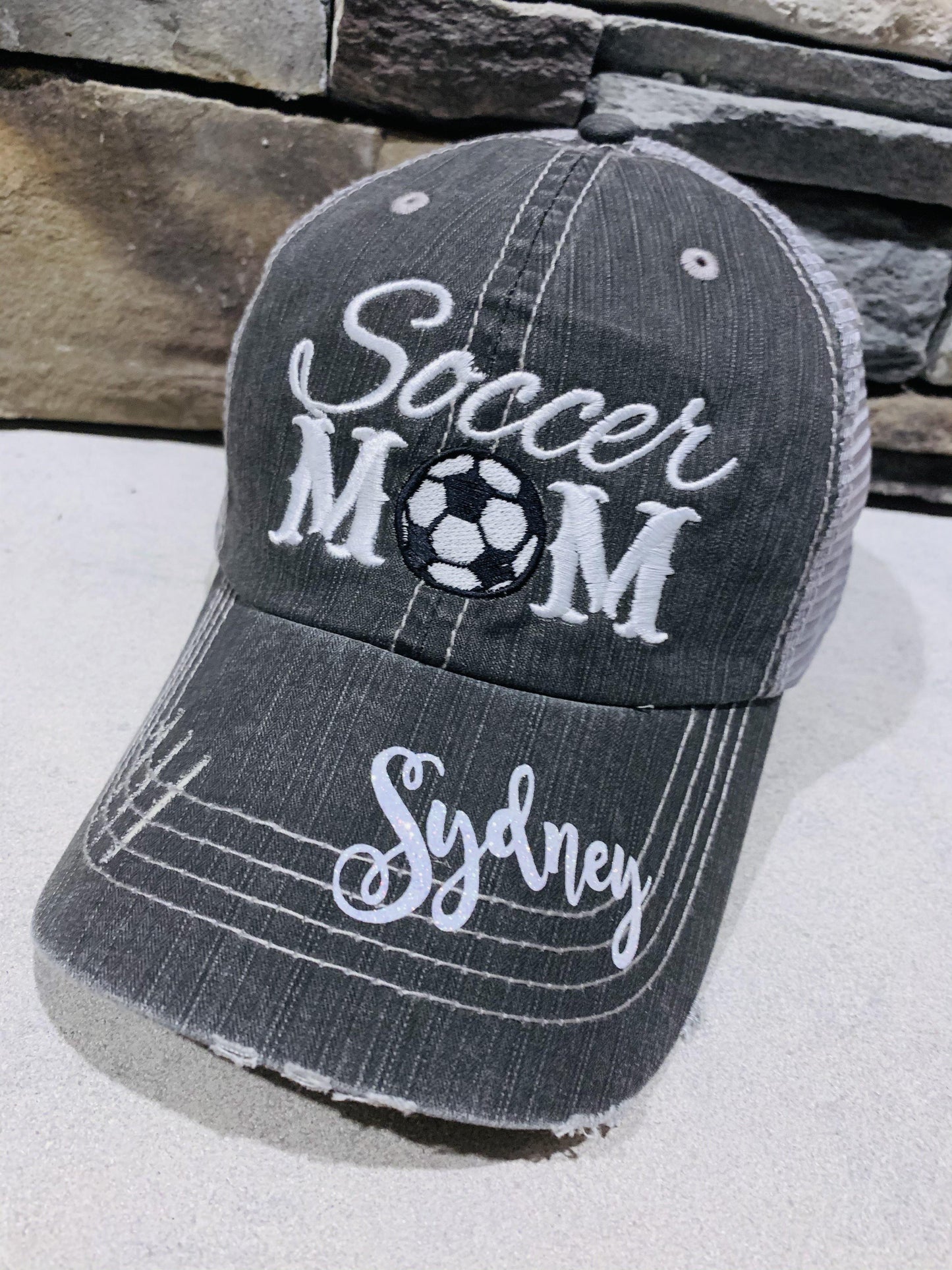 Mom hats Boy mom Girl mom Embroidered womens trucker caps Personalizable - Stacy's Pink Martini Boutique