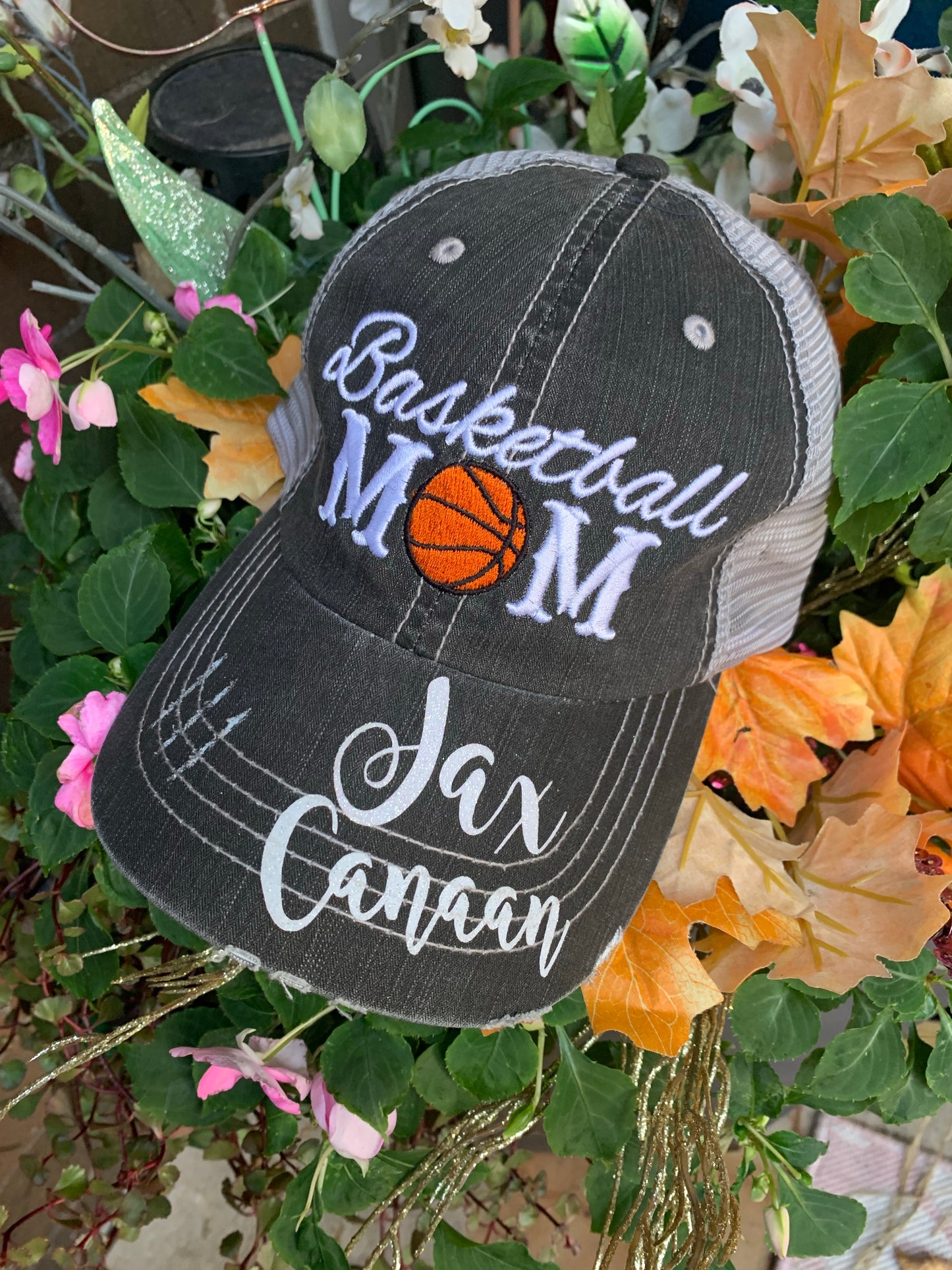 Personalized SOCCER hats Soccer mom Womens embroidered trucker caps Soccer hair - Stacy's Pink Martini Boutique