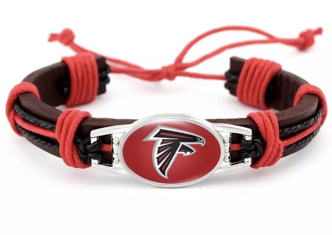 Football Bracelets Kansas City Chiefs San Francisco 49ers. Minnesota Vikings. Green Bay Packers. Pittsburgh Steelers. Chicago Bears. More! - Stacy's Pink Martini Boutique