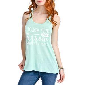 Follow your arrow tank tops! 6 colors • Soft • Stretchy • S - XXL - Stacy's Pink Martini Boutique