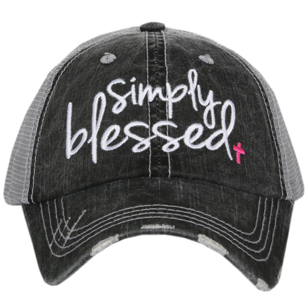 Faith hats and clothing FAITH OVER FEAR Embroidered trucker caps - Stacy's Pink Martini Boutique